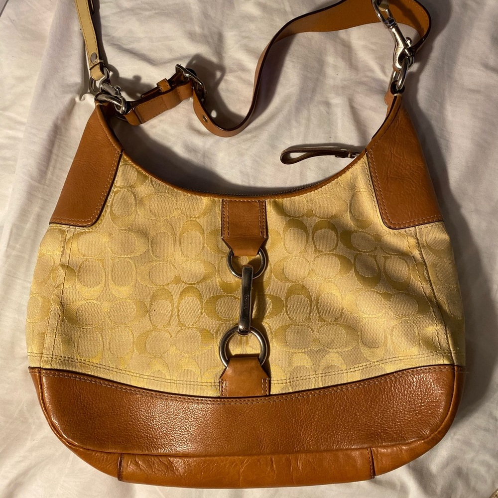 Coach Signature Yellow Purse